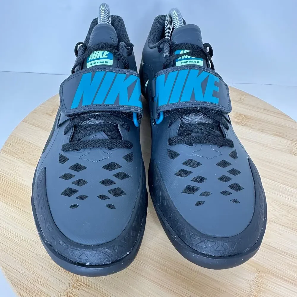 Nike Zoom Rival SD 2 Black Track Green Field Throwing Shoes FZ9665 Mens 7.5 NEW